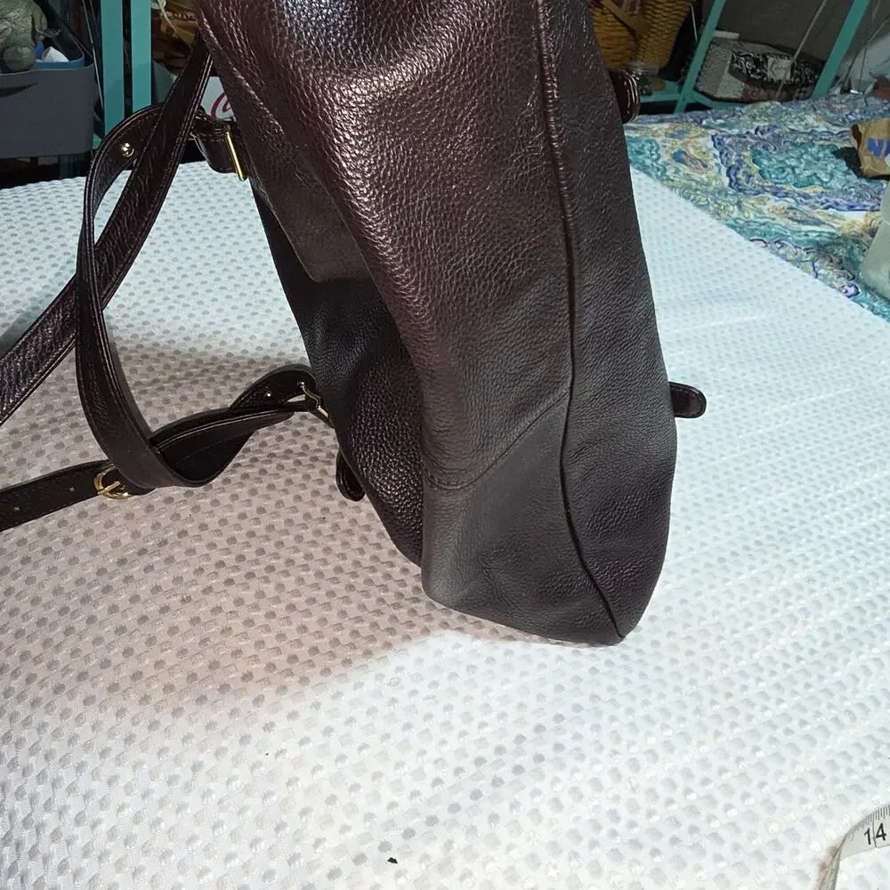 ONNA EHRLICH DERIN LEATHER SHOULDER BAG WITH CROSSBODY STRAP